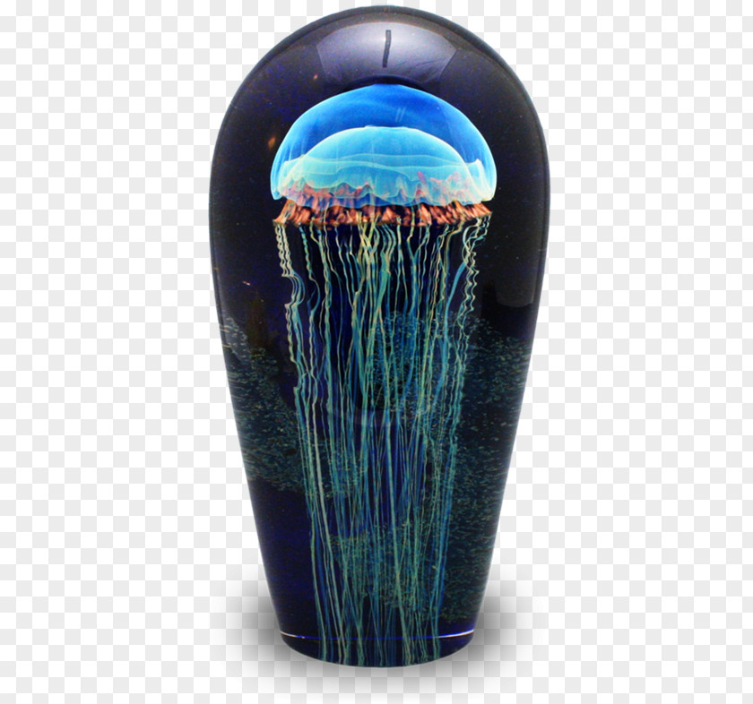 Glass Samples Vase Cobalt Blue Urn PNG