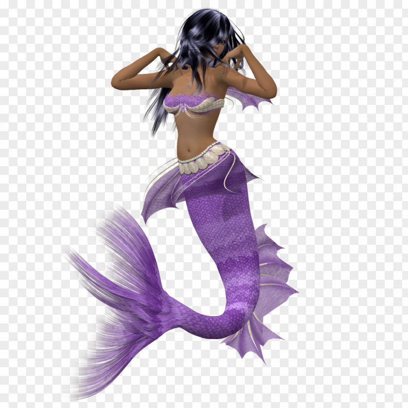 Mermaid Figurine Doll Legendary Creature Email PNG