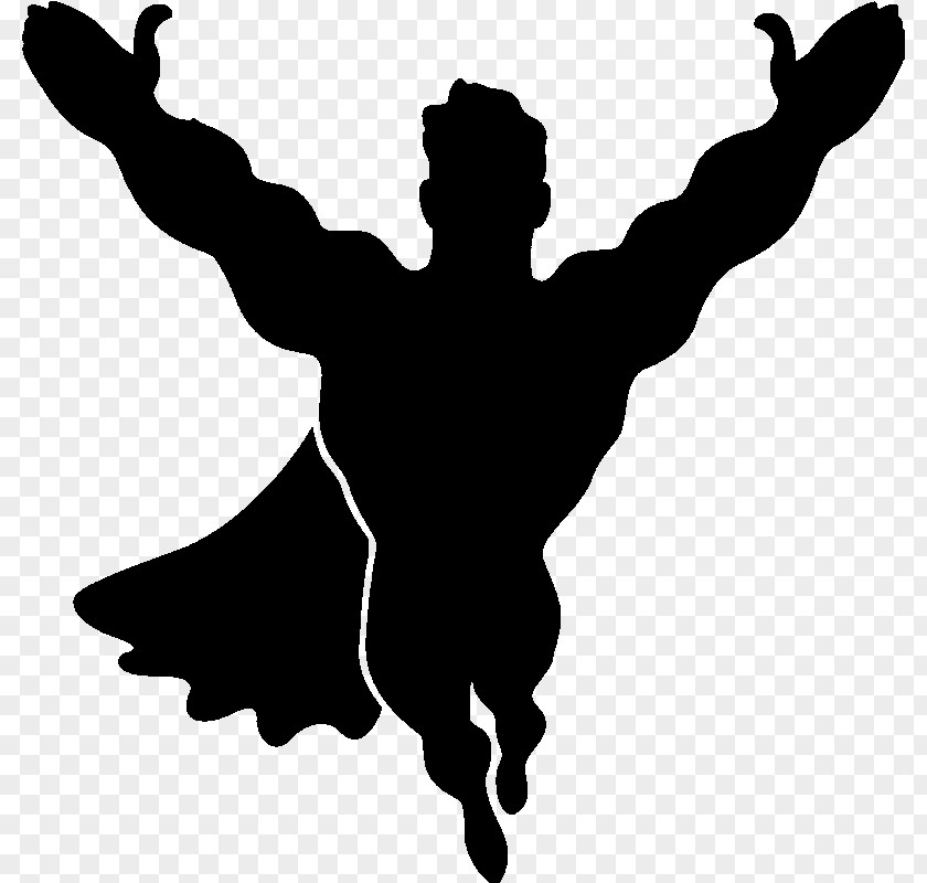 Superman Sticker Wall Decal Silhouette Clip Art PNG