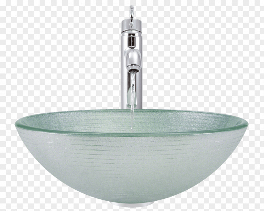Tempered Tap Bowl Sink Drain Glass PNG