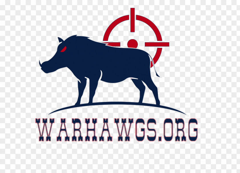 WarHawgs Wild Boar Logo Hunting Feral Pig PNG