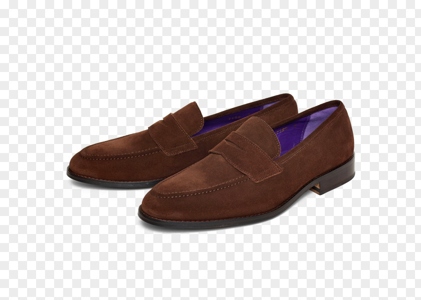 Brown Suede Oxford Shoes For Women Slip-on Shoe Boat Walking PNG