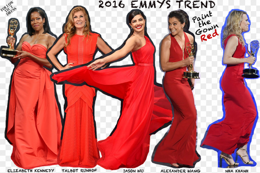 Dress 68th Primetime Emmy Awards Shoulder 69th Gown PNG