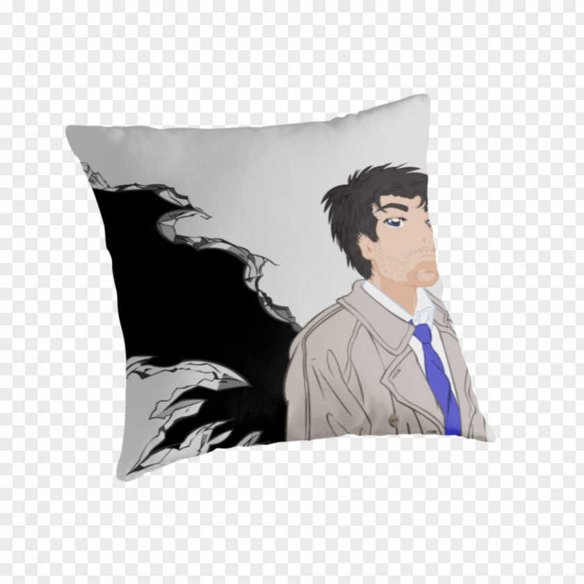 Castiel Wings Throw Pillows Cushion Textile Rectangle PNG