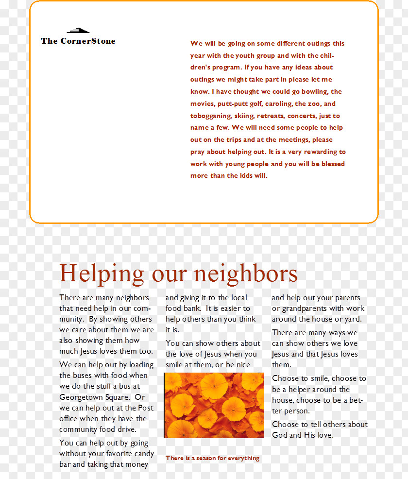 Cedar Creek Baptist Church Area Orange S.A. Template Microsoft PowerPoint Font PNG