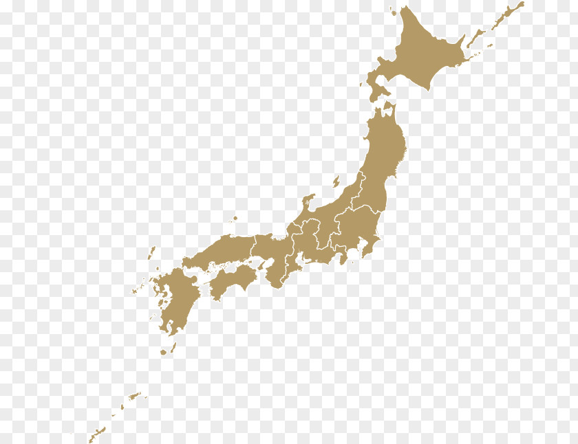 Japan Vector Map Clip Art PNG