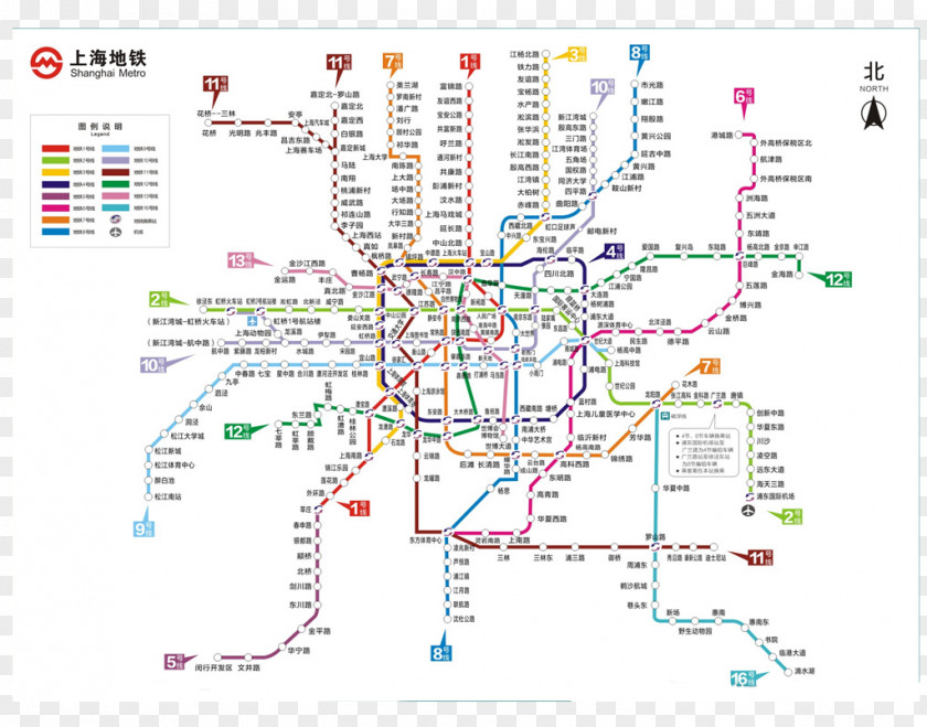 Shanghai Metro Traffic Map Latest Jiao Tong University Rapid Transit Line 10 PNG