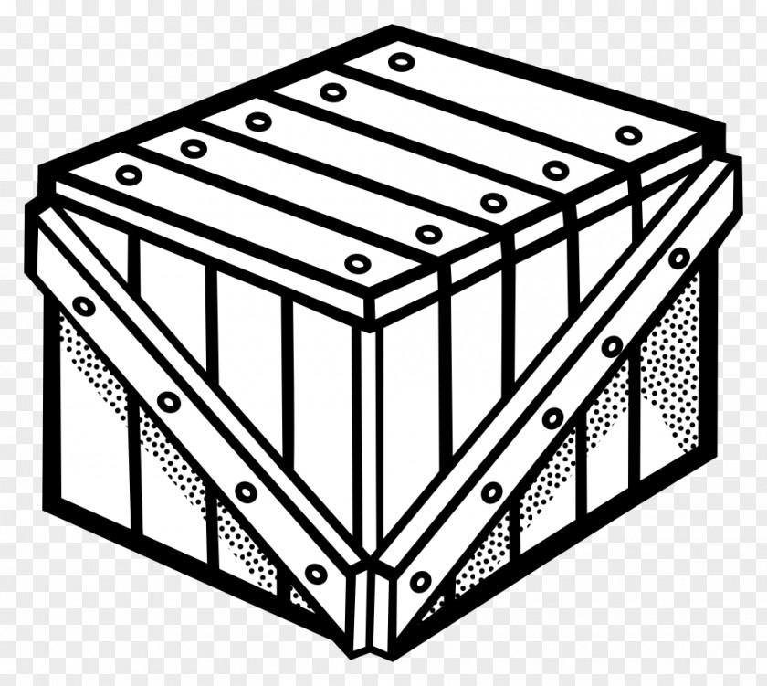 Wooden Box Crate Clip Art PNG