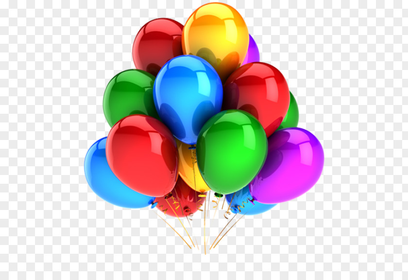 Balloon Blue Birthday Party Stock Photography PNG
