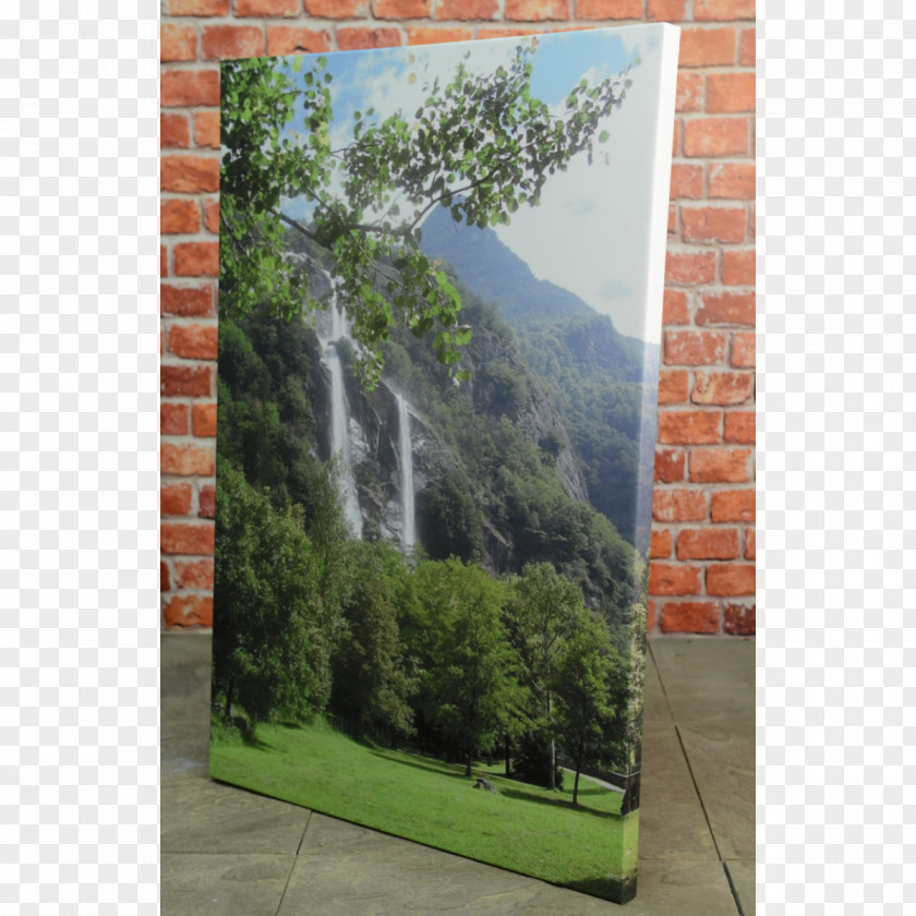 Canvas Print Stretcher Bar Your Image On PNG