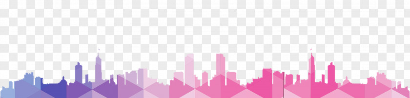 Geometric City Building Silhouettes Brand PNG