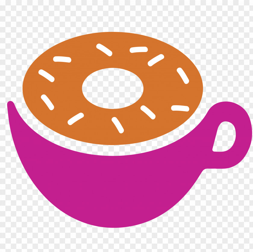 Logo Saint Petersburg Coffee Cup Donuts PNG