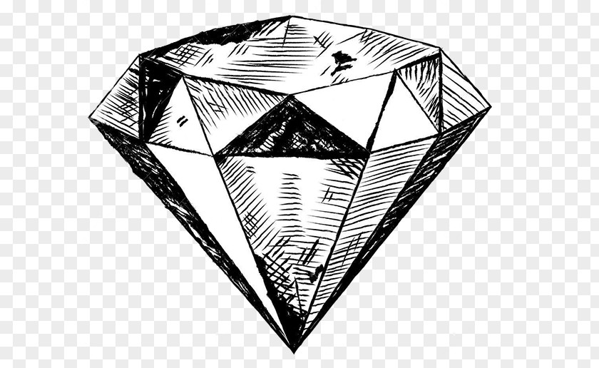 Diamond Drawing Art Sketch PNG