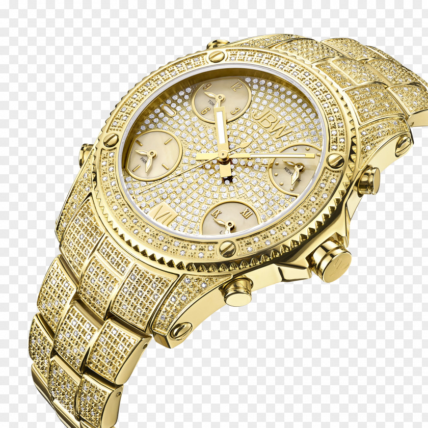 Diamond Watch Strap Analog Jewellery PNG