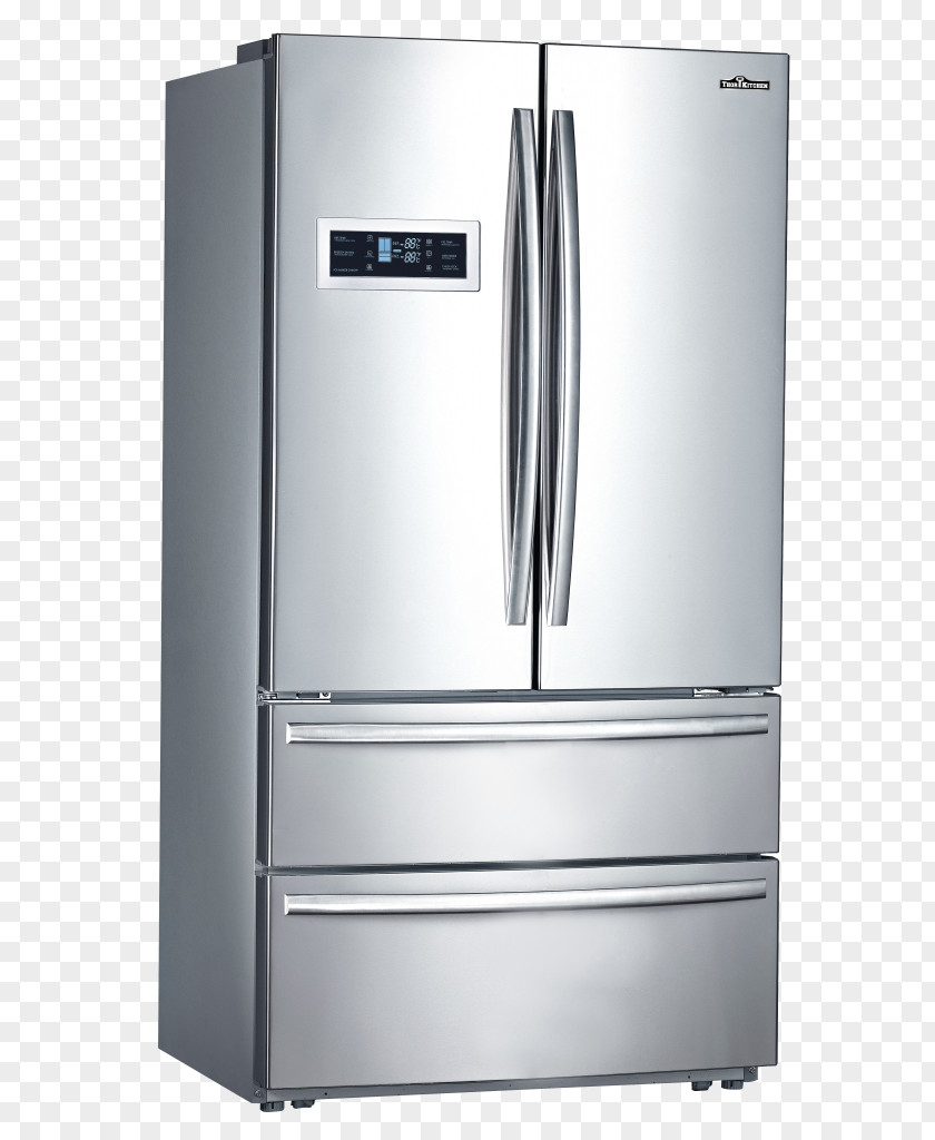 Refrigerator Whirlpool Corporation Auto-defrost Thor Kitchen HRF3601F Home Appliance PNG