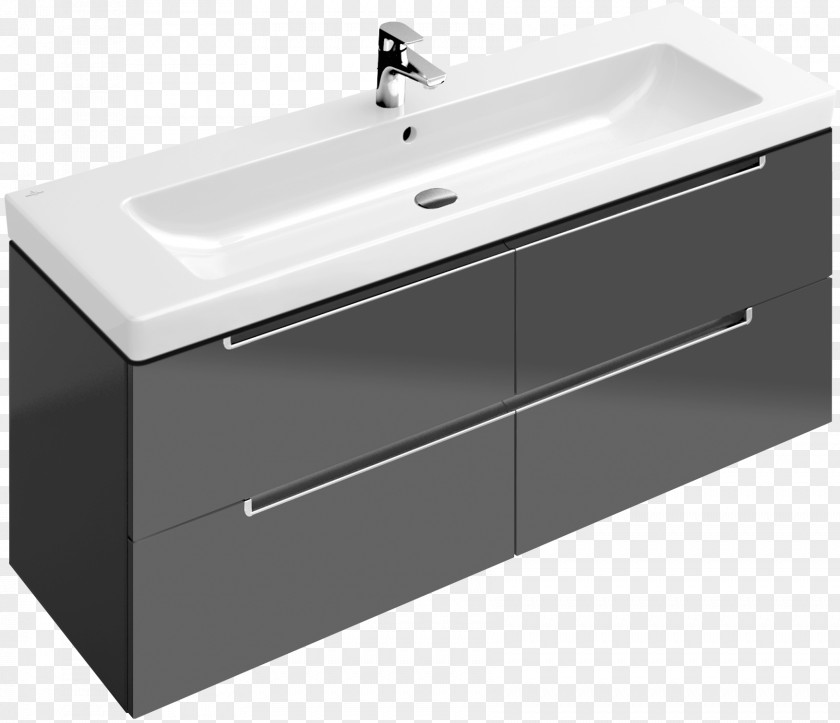 Unit Sink Bathroom Villeroy & Boch Drawer Cabinetry PNG