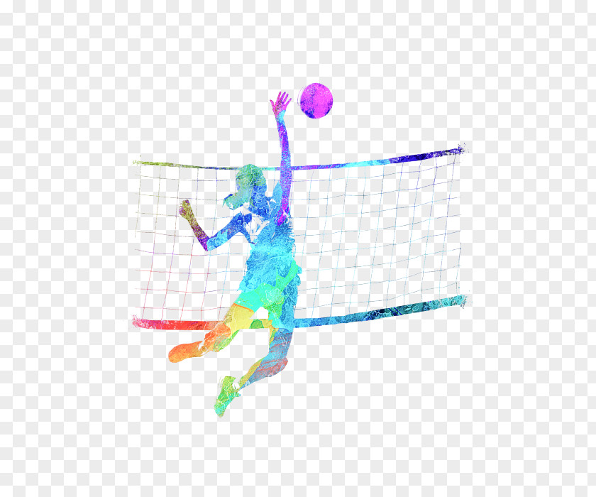 Volleyball Net Sports Player PNG