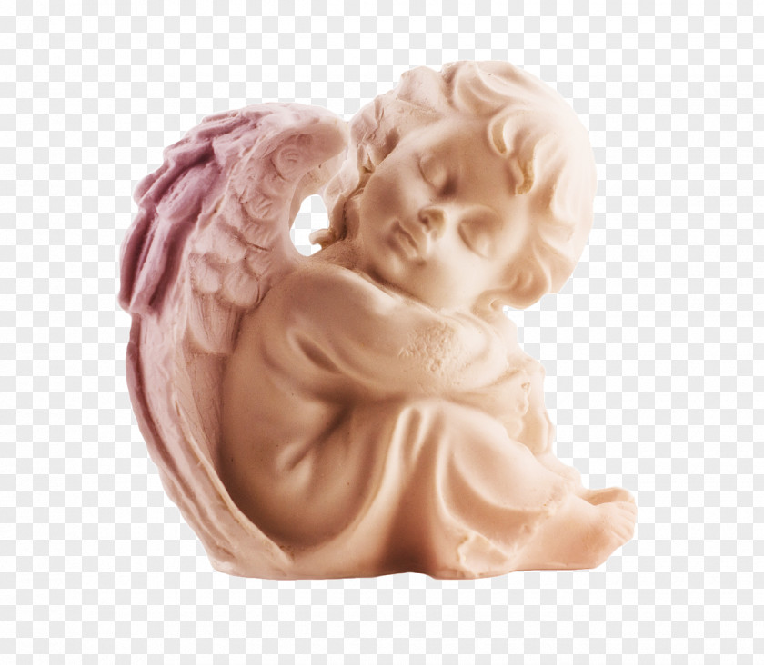 Angel Statue Guardian Cherub God Heaven PNG