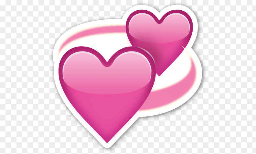 Emoji Sticker Heart PNG