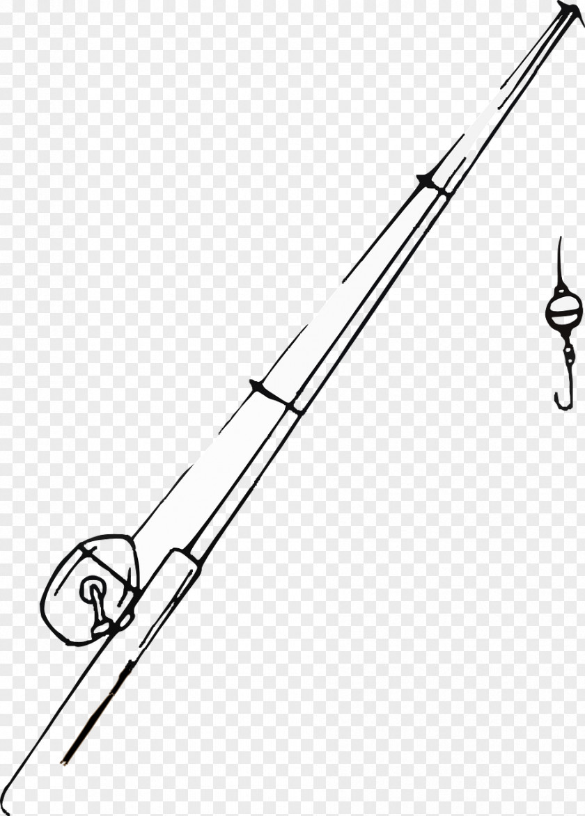Fishing Pole Rods Drawing Line Clip Art PNG