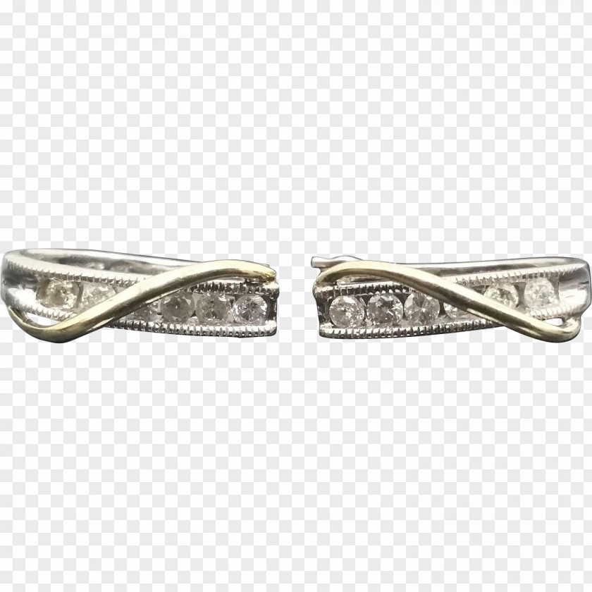 Silver Earring Carat Colored Gold PNG