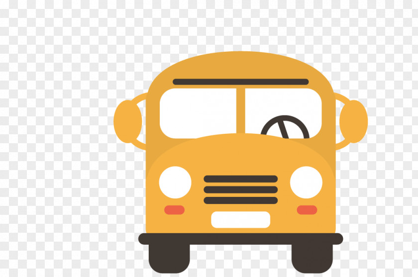 Cartoon Bus School Taxi PNG