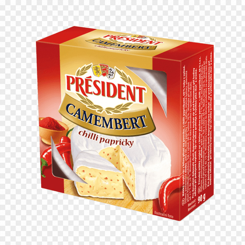 Cheese Processed Camembert Président Chili Pepper PNG