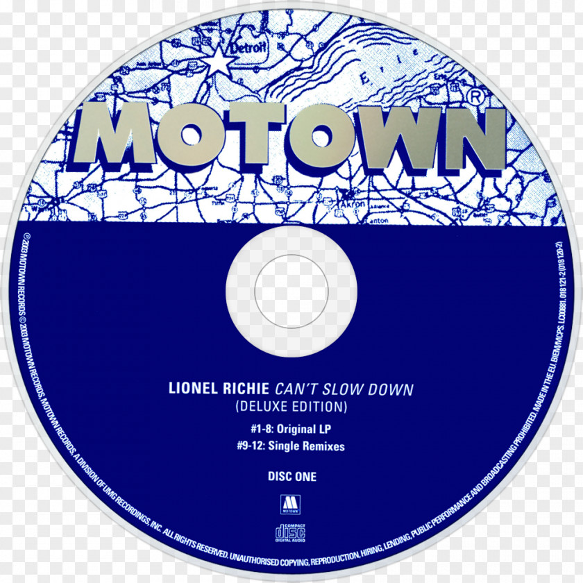 Compact Disc Can't Slow Down Motown Hello DVD PNG