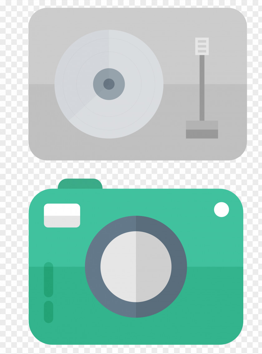 Flat Camera Video Design PNG