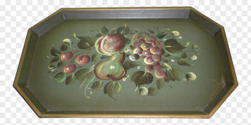 Hand-painted Fruit Ceramic Platter Tray Tableware PNG