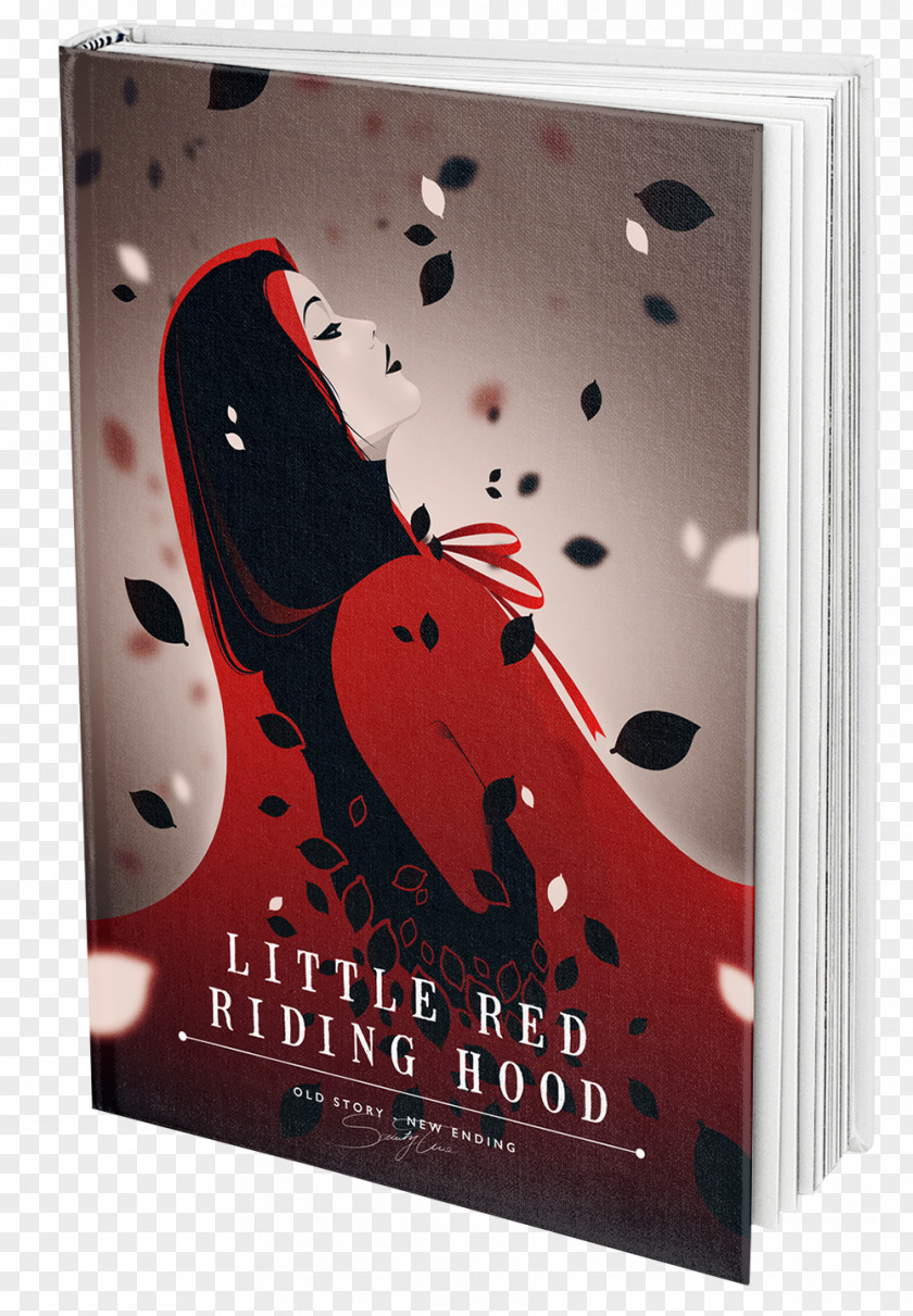 Old Book Cover Little Red Riding Hood Poster Big Bad Wolf Film PNG