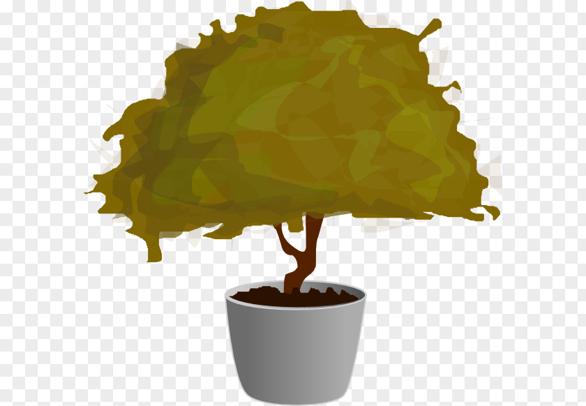 Pot Plant Tree Clip Art PNG