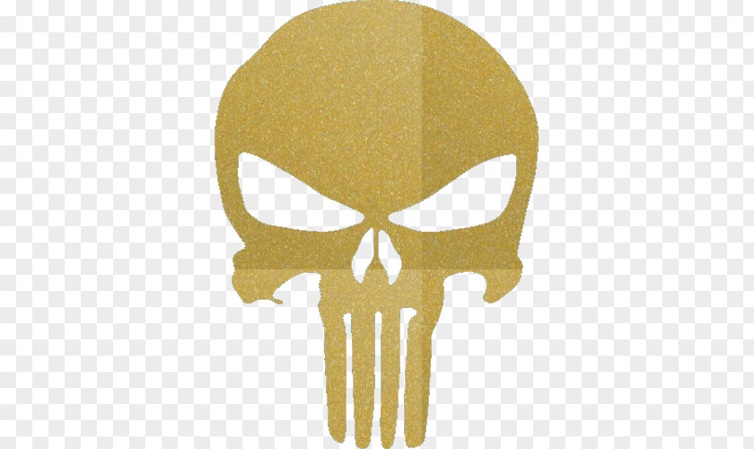 Skull Punisher Stencil Decal Drawing PNG