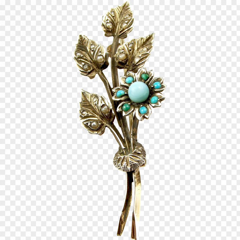 Brooch Jewellery Turquoise Clothing Accessories Gemstone PNG