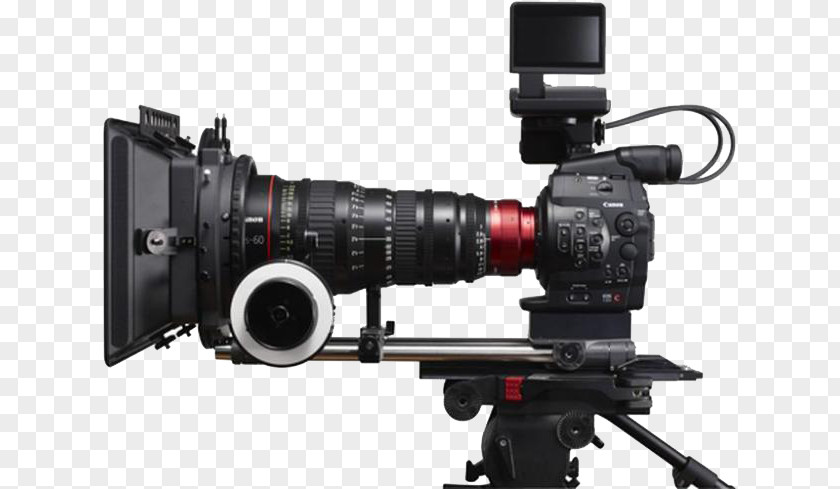 Camera Lens Canon EOS C300 EF Mount Cinema PNG
