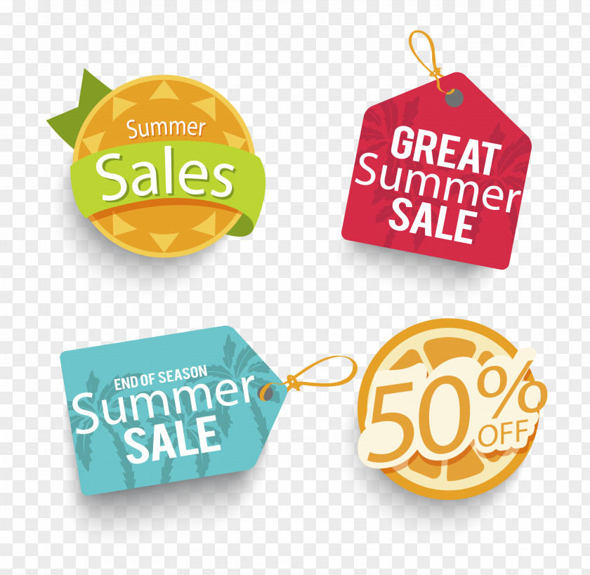Great Attractive Promotional Tag Discounts And Allowances Sticker Summer Label PNG