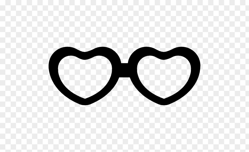 Heart-shaped Vector Optics Glasses Goggles Flash Gallery Visual Perception PNG