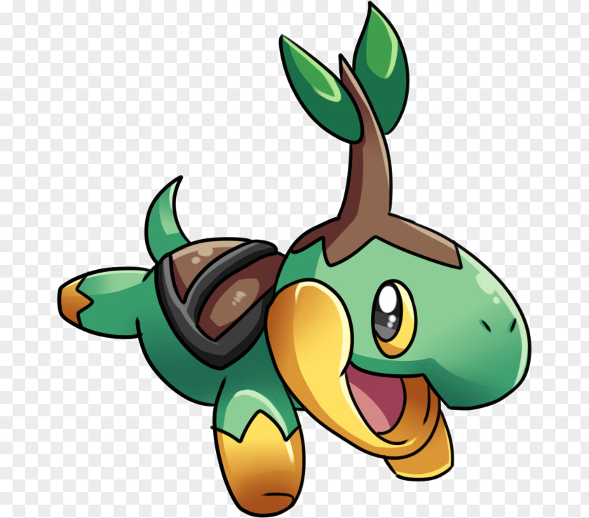 Turtwig Pixel Art Pokémon Torterra Grotle PNG