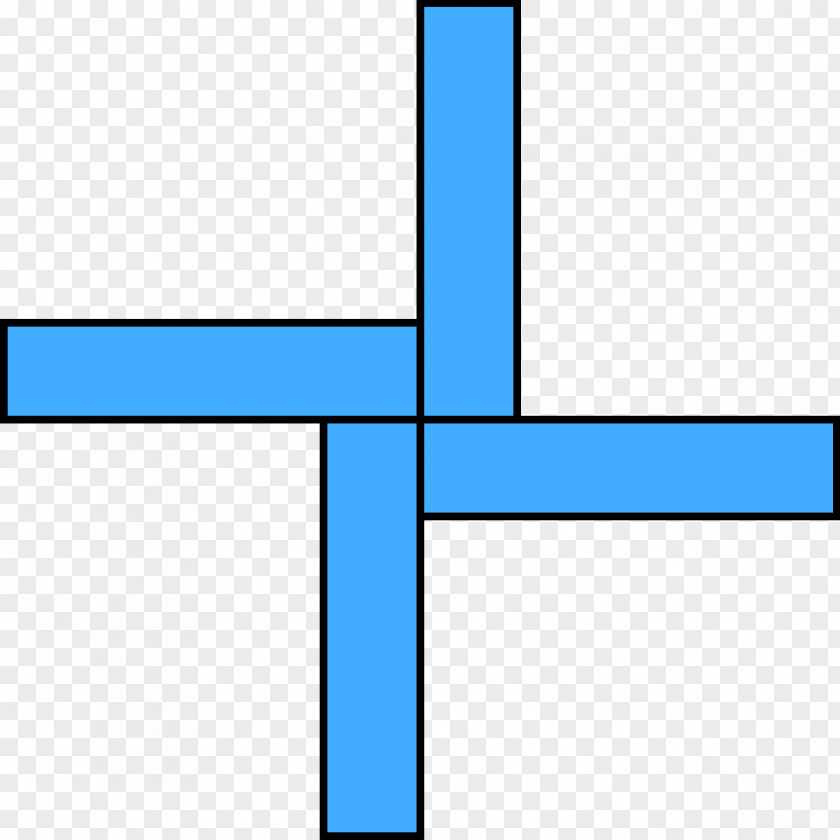 1 Cross Symbol Rectangle Pattern PNG