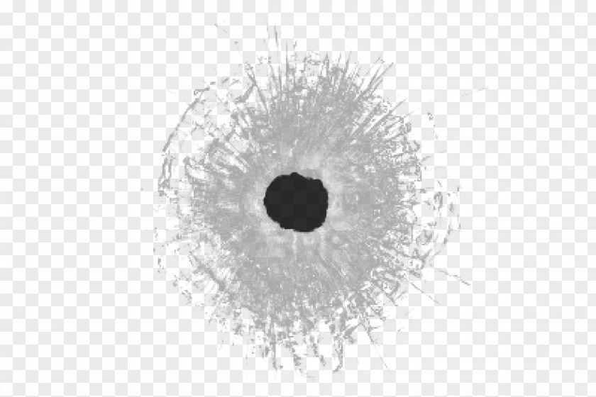 Gunshot Picture Black And White Eye Pattern PNG