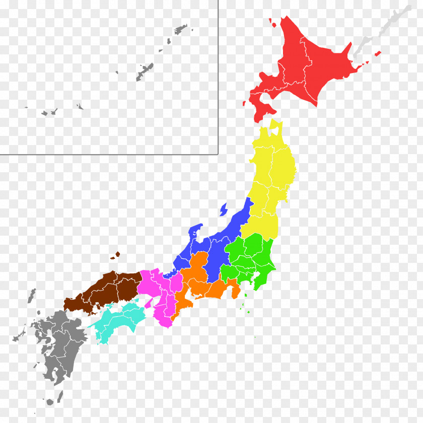 Japan Iwate Prefecture Yamaguchi Osaka Kyushu Prefectures Of PNG