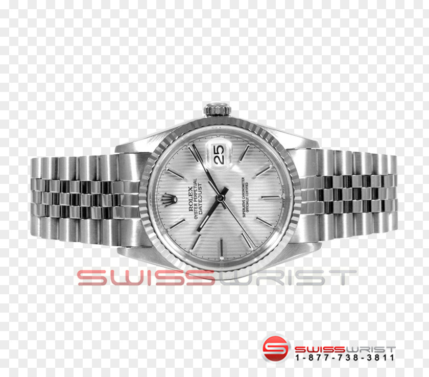 Metal Bezel Rolex Datejust Watch Strap PNG