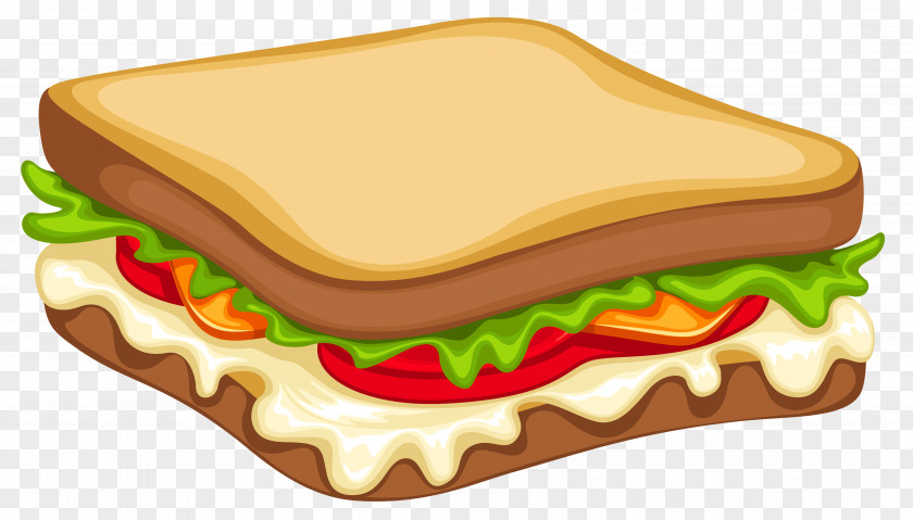 Sandwich Clipart Vector Image Hamburger Chicken Egg Submarine Cheese PNG
