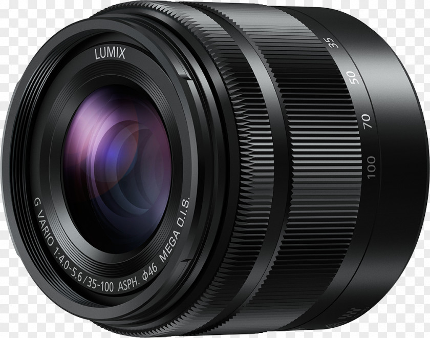 Camera Lens Lumix G Micro System Panasonic Vario Telephoto Zoom 35-100mm F/4.0-5.6 H-FS35100E 45-150mm ASPH MEGA O.I.S. PNG