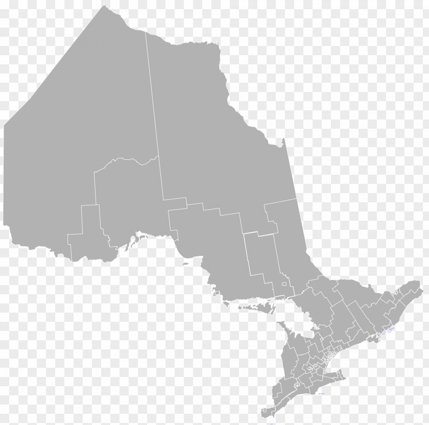 Map Ontario Vector PNG