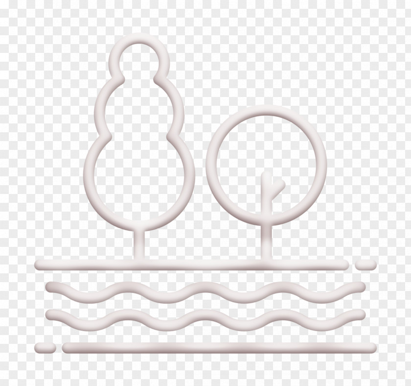 River Icon Nature Tree PNG