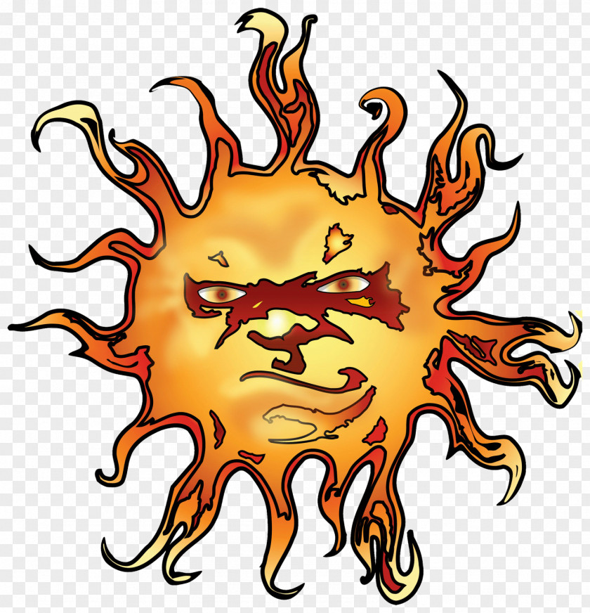 Sun Heat Stroke Exhaustion First Aid Supplies Clip Art PNG