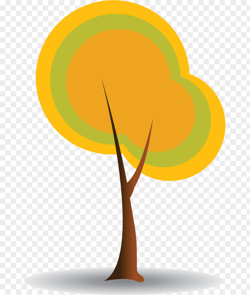 Tree Yellow Color Leaf Autumn PNG