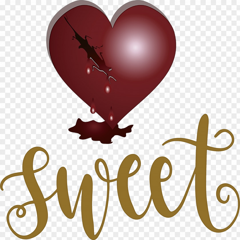 Be Sweet Valentines Day Heart PNG