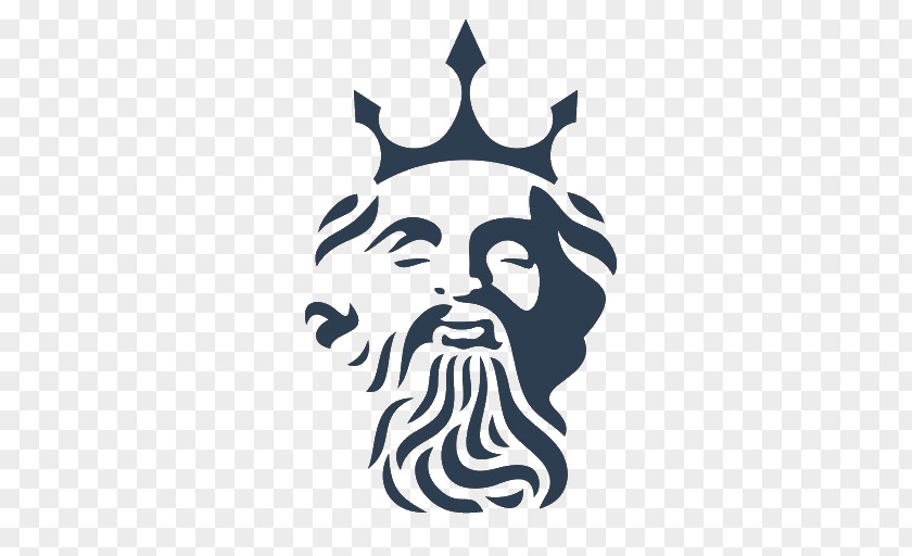 Design Poseidon Logo Triton PNG